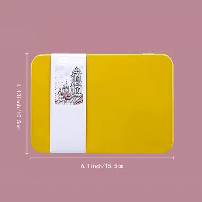 Potentate A6 Watercolor Postcard Book – 300gsm Rough Cotton Paper in Tin Box for Travel Sketching & Art