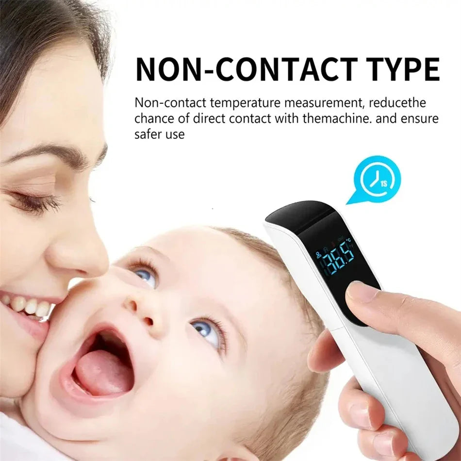 Celsius Display Digital Infrared Thermometer | Non-Contact Medical Temperature Gun Hygrometer
