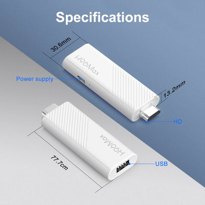 2024 H96 MAX H313 Mini TV Stick — Android 14 Smart TV Box, 2GB/16GB, 4K HD, WiFi6, BT