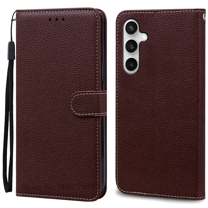 Samsung Galaxy A17 5G Case - Leather Flip Wallet Cover for A175F/A176B 4G & 5G