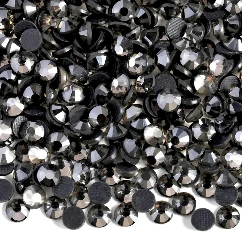 Bobohoo HotFix Crystal Rhinestones SS6-SS30 – Glitter Iron-On Strass Gems for Clothing, Dresses & DIY Crafts