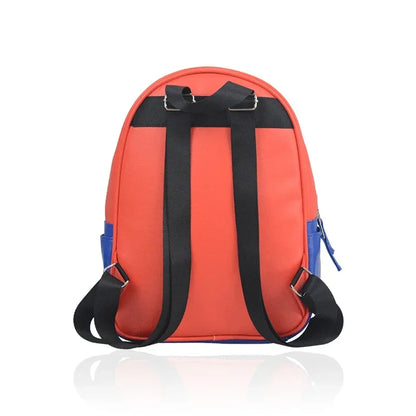 Super Mario Mini Backpack – Kids Cosplay Anime School Bag PU Leather Boys & Girls