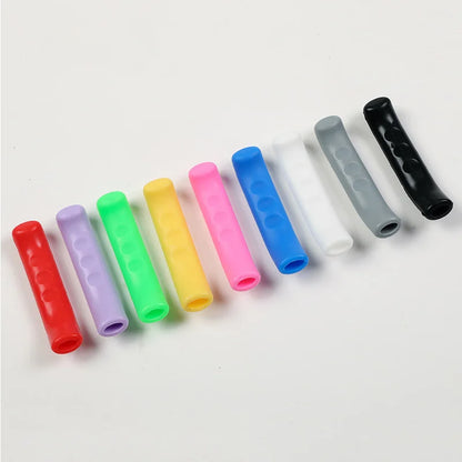 Silicone Bicycle Handlebar Grips & Brake Lever Covers – Anti-Slip Protective Rubber Grip Set for Mountain & Road Bikes