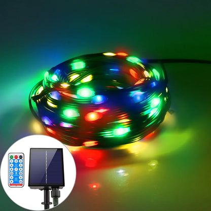 Outdoor Solar String Lights - Waterproof LED Festoon Fairy Lights for Garden, Patio & Party Decor