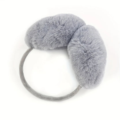 Solid Soft Plush Ear Warmer: Winter Earmuffs for Women & Men - Fashion Outdoor Earflap Protection Ear-Muffs Ear Cover