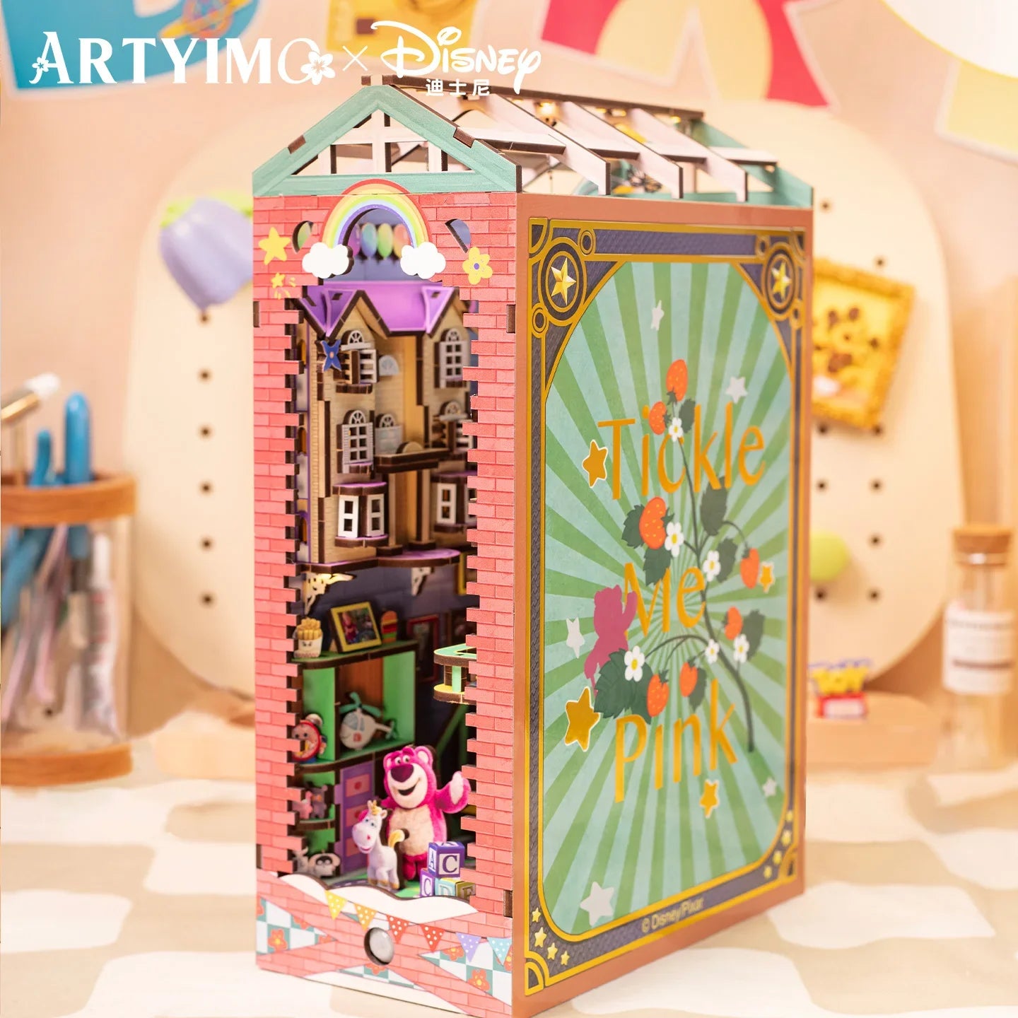 Toy Story 3D Metal Bookend Puzzle Kit - DIY Brain Teaser & Creative Desk Decor Gift