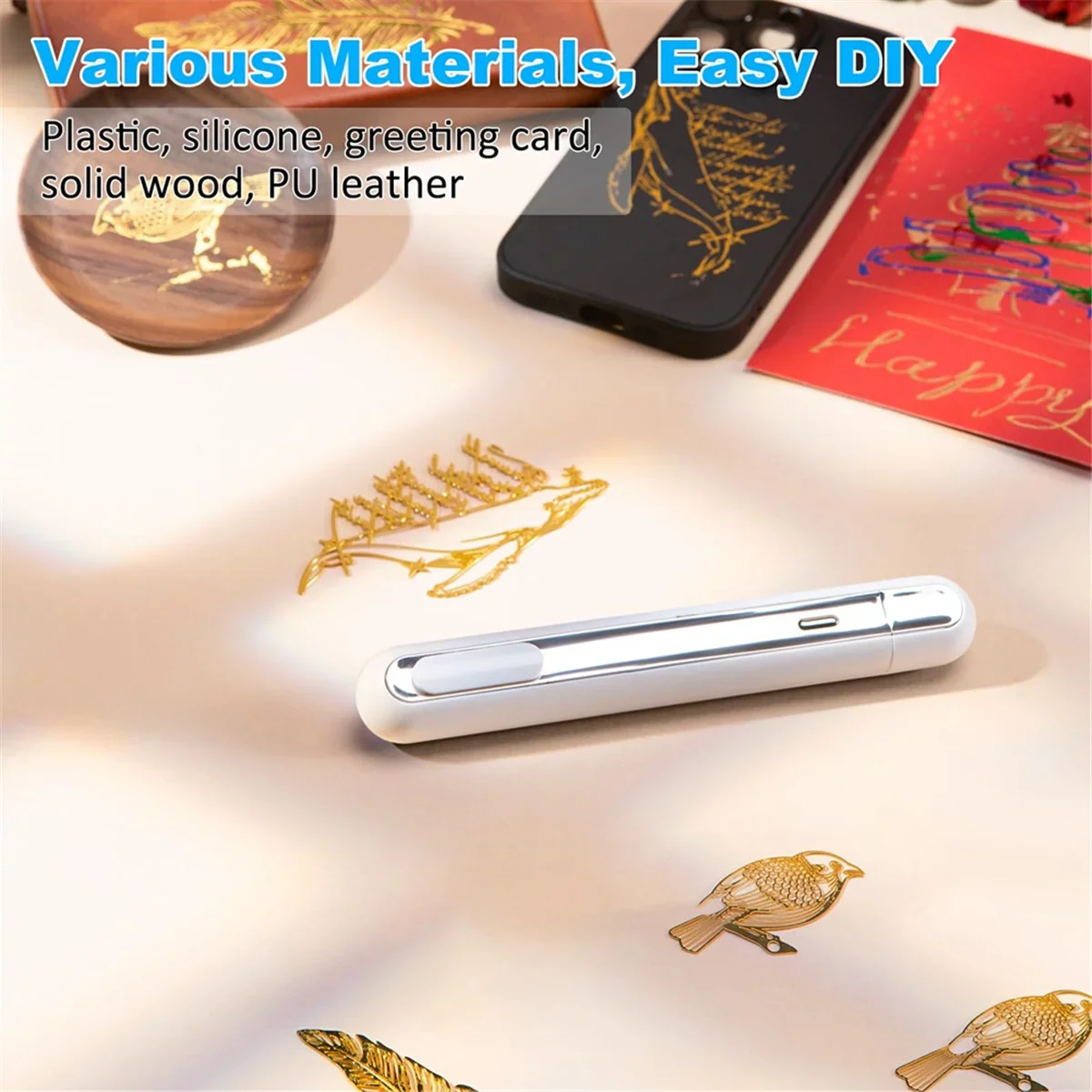 Mini Cordless Heat Press Machine – Small DIY Heat Transfer Press for Craft Projects