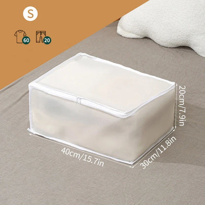 Large Waterproof Clothes Storage Bag – Dustproof Quilt & Wardrobe Organizer, Foldable Luggage Closet Storage Solution