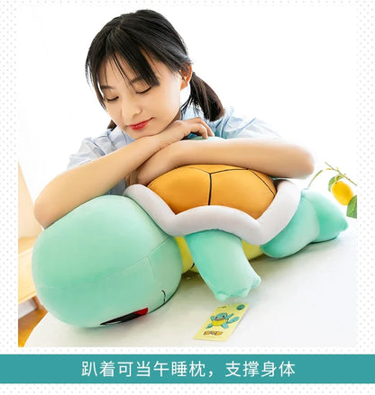 45cm Squirtle Plush Doll – Large Kawaii Pokémon Stuffed Turtle Pillow, Cute Christmas Gift Toy for Boys & Girls
