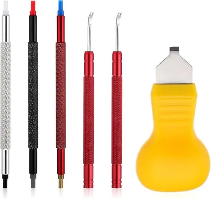 Stainless Steel Watch Hand Repair Tool Kit - Precision Hand Setting & Pointer Adjustment Pusher Set