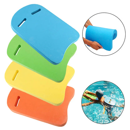 Swimming Kickboard Plate - Safe Pool Training Aid for Child, Kids, and Adults, Impermeable Float Hand Board Tool with Air Mattresses for Surf Water
