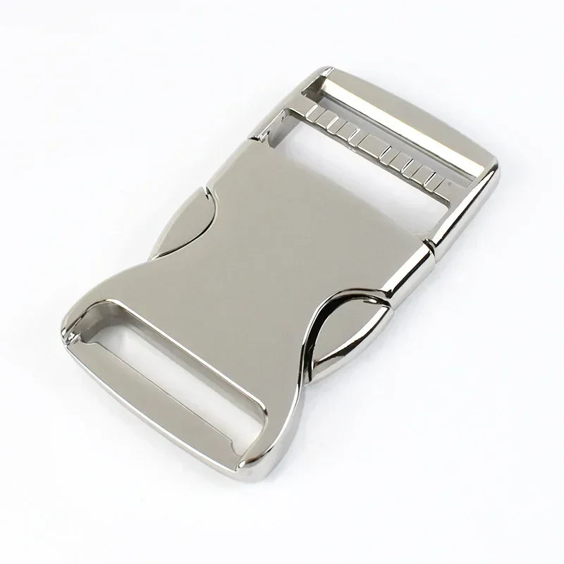 Metal Side Release Buckles Set – 20/25/38mm Backpack Strap Clips & Webbing Clasps for Bags, Dog Collars & Hardware Accessories (2–5Pcs)
