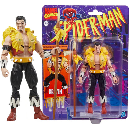 Hasbro Spider-Man 2099 Miguel O’Hara Action Figure — Legends Venom & Deadpool, Change Face Statue Model Doll Toy Gift for Kids