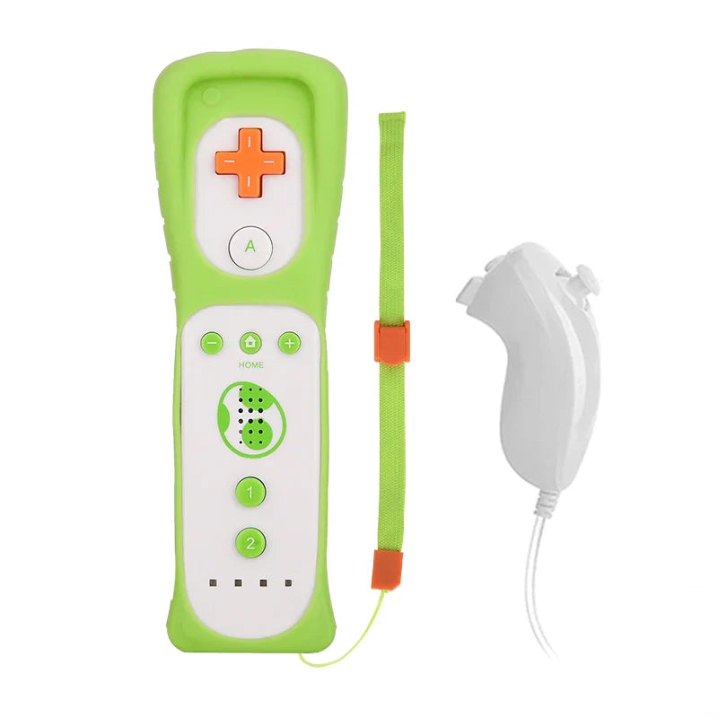 Wii Remote and Nunchuck Controller Set with Motion Plus – Gamepad for Nintendo Wii Console