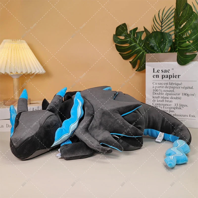 Pokemon Sleep Mega Charizard X Plush Cushion – Anime Cubone, Charmander, Umbreon & Garchomp Stuffed Pillow Toy for Kids Gift