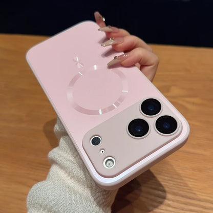 AG Matte Magnetic MagSafe Case - Shockproof Hard PC Cover with Camera Protection for iPhone
