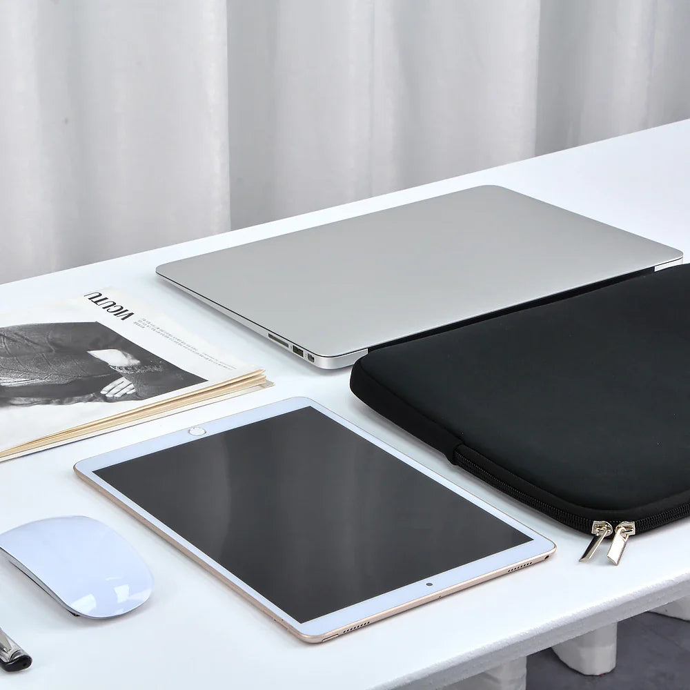 Soft Cotton Laptop Sleeve — Protective Notebook & Tablet Bag Case for 11"-15.6" MacBook, Xiaomi, Huawei, HP, Dell