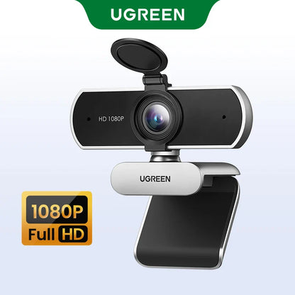UGREEN 4K FHD 1080P 8MP Webcam – PDAF Auto Focus, Dual AI Noise-Cancelling Mics for PC, Zoom, Teams & Google Meet