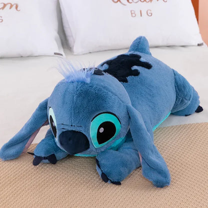 40cm Blue Stitch Plush Doll – Long Pillow Toy for Girls, Sleeping & Hugging Gift