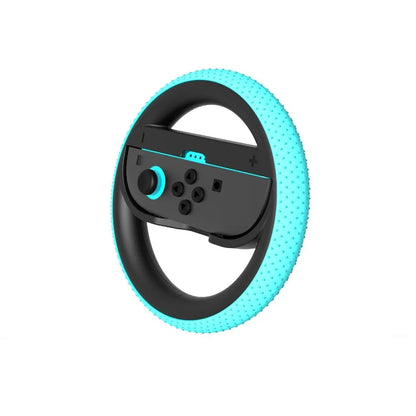 2PCS Racing Steering Wheel for Nintendo Switch Joy-Con Controllers — Hand Grip for Mario Kart 8 Deluxe