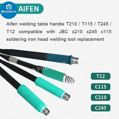 Sugon Soldering Handle — Compatible with T245/T210/T12/T115 for JBC, Aifen, A9PRO Welding Stations