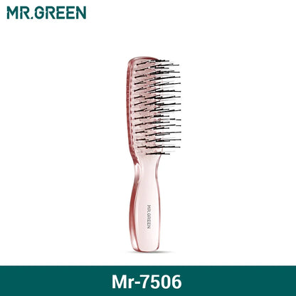 MR.GREEN Hair Brush – Scalp Massage & Volumizing Comb, Fine Tooth Detangling Tool for Long Wet & Dry Hair, Women’s Gift