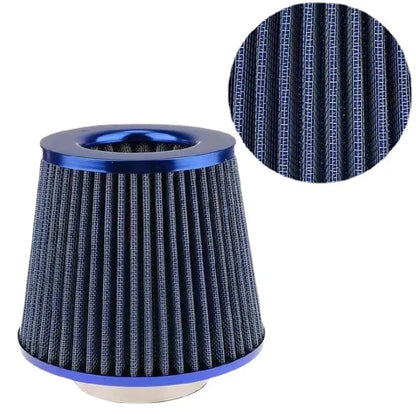 76MM 3-Inch Car Air Filter — High-Flow Mesh Cone Intake Kit, Engine Vent Protector, Universal Auto Replacement Accessory