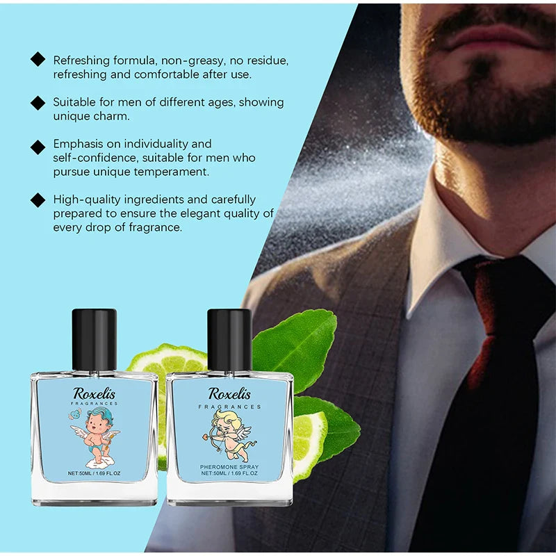 Cupid Hypnosis Pheromone Cologne for Men — Long-Lasting Body Mist, Attractive Fragrance for Dating & Flirting