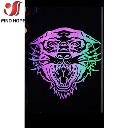 7.8x19in Reflective Heat Transfer Vinyl - Iron-On HTV Sheet for T-Shirts, DIY Patterns, Letters for Clothes and Bags