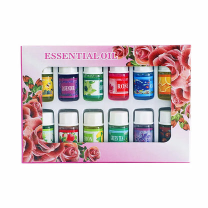 12PCS 3ML Natural Plant Air Fresheners – Aromatherapy Essential Oils for Diffusers, Air Conditioning, & Humidifiers