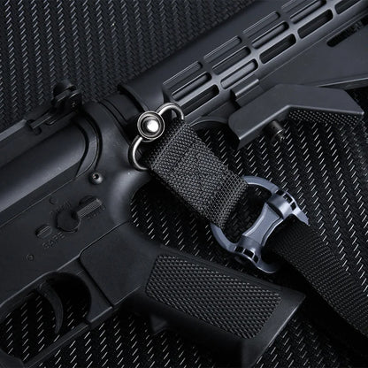Tactical Adjustable MS4 Rifle Sling — QD Metal Swivel, 2-Point & Single-Point Quick Release for Multi-Mission Use