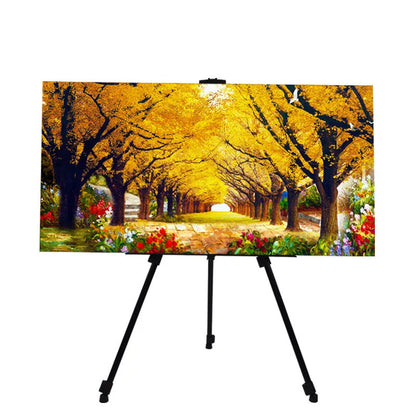Portable Adjustable Metal Sketch Easel — Foldable Travel Art Stand with Bag for Artists & Outdoor Use