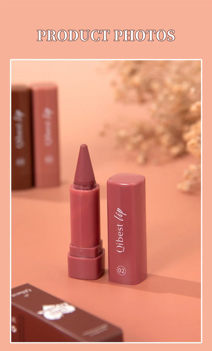 Twist-Up Lip Liner & Lipstick Pen – Multipurpose Velvet Matte Waterproof Lip Contour & Powder Blusher Rouge Makeup