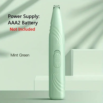 Pet Grooming Electric Clipper – Battery-Free Dog & Cat Hair Trimmer for Paws, Face, Eyes & Butt Hair Removal Tool