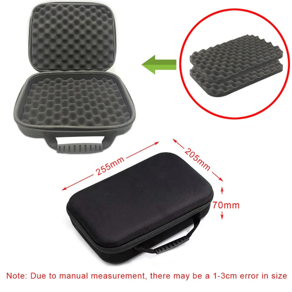DIY Foam Hard Carry Case Storage Bag – Shockproof Travel Zipper Organizer for Camera & Outdoor Tool Accessories