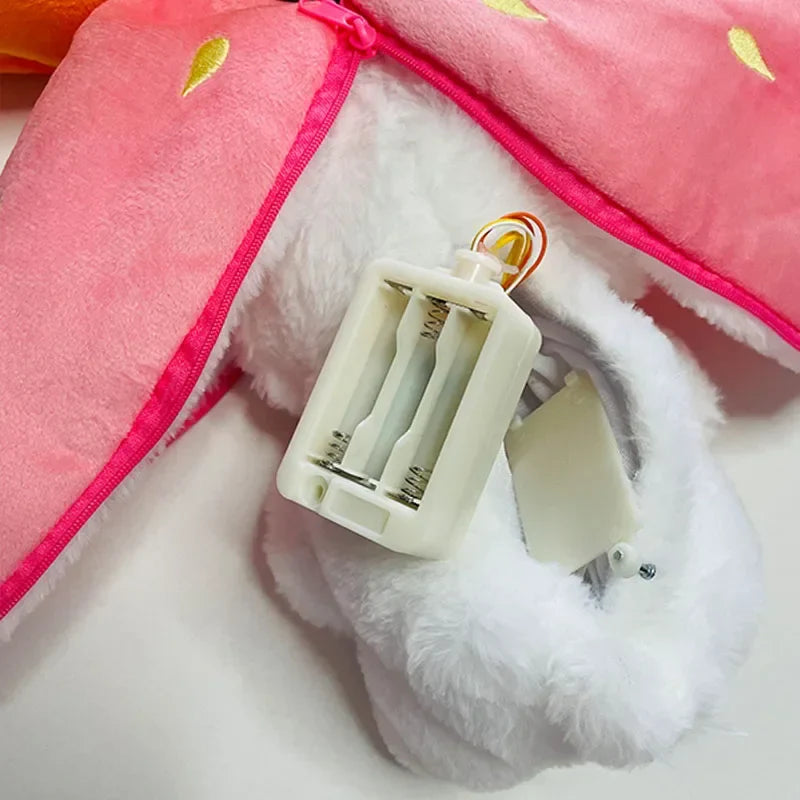 Cute Music Luminous Breathing Bunny Plush Doll – Motion Light Baby Sleeping Toy Soft Cartoon for Early Childhood
