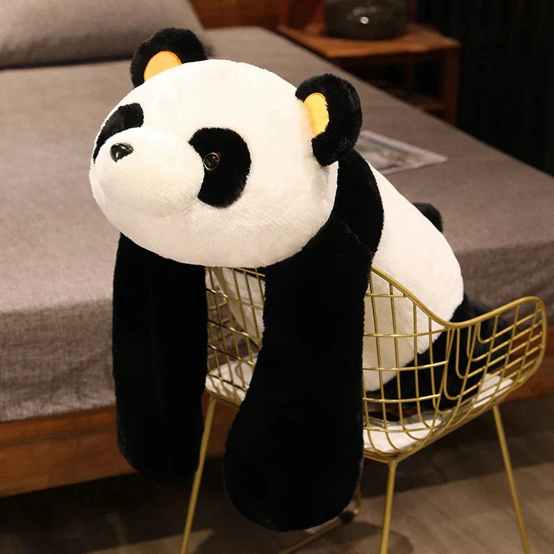 60–120cm Giant Panda Plush Toy — Soft Stuffed Animal Pillow for Kids, Birthday & Christmas Gift