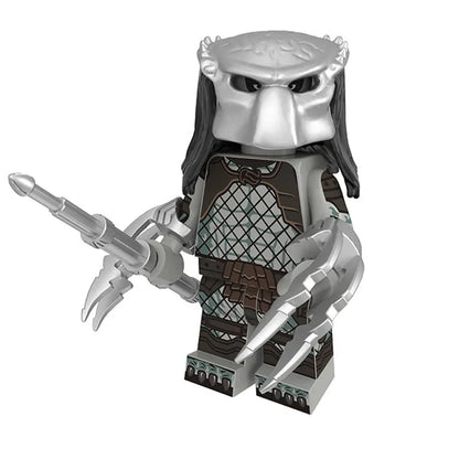Locking Alien Action Figure — Prometheus Ice Monster Robot Building Blocks Toy, Educational Gift for Children