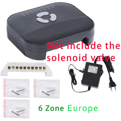 6 Zone WiFi Tuya Smart Watering Timer – Garden Irrigation Controller with Water Valve, Smart Home System