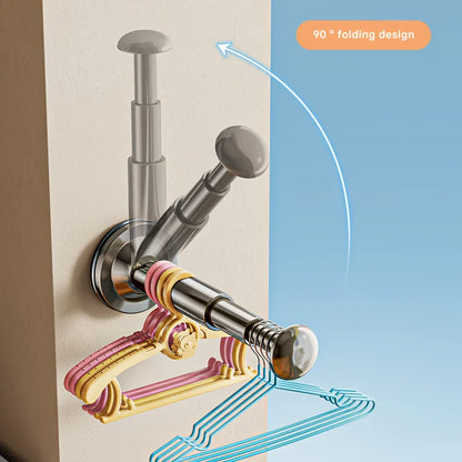 Suction Cup Wall Hanger - Multi-Function Clothes & Household Storage Rack
