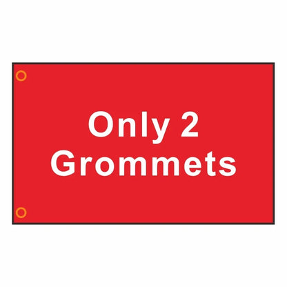 Custom Digital Print Flag Banner - Personalized Company Logo Polyester Outdoor Advertising Flag with Brass Grommets for Events & Promotion
