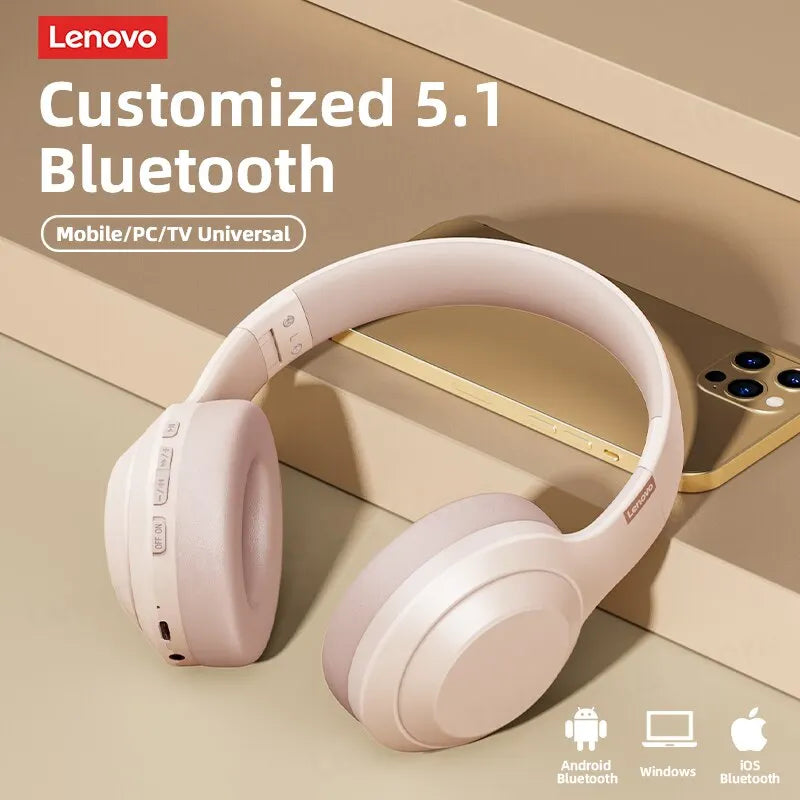 Lenovo Thinkplus TH10 TWS Bluetooth Earphones – Stereo Headphones with Mic for iPhone, Samsung, Android & iOS Devices