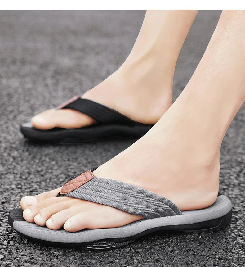 Men’s Summer Flip Flops – Comfortable Non-Slip Casual Slides & Beach Sandals