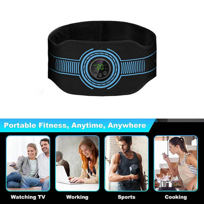 Smart Abdominal Muscle Trainer — EMS Toning Belt for Abs, Arms, and Legs Home Fitness Massage Equipment