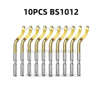 11-Piece Deburring Tool Set - High-Speed Steel Swivel Blades for Metal, Plastic, PVC, Copper, Aluminum & Resin