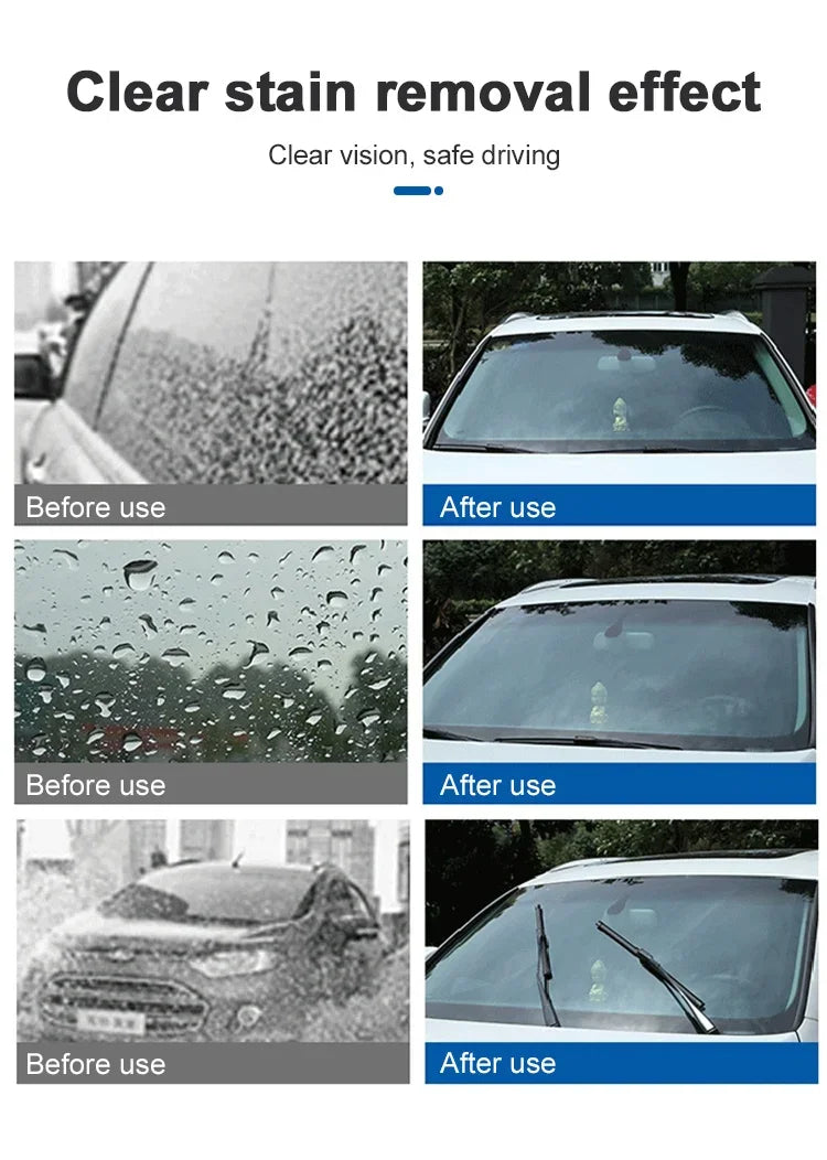 Car Windshield Washer Fluid Tablets | Concentrated Effervescent Wiper Cleaning Tablets for Windows & Kitchen