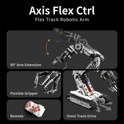 Technical 1512PCS Science Fiction Robotic Arm Building Blocks Set – High-Tech Engineering Car Bricks Toy for Kids & Adults STEM Educational Gift