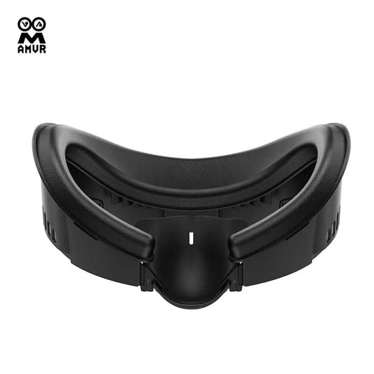 AMVR 3-in-1 Face Mask Cover for Meta Quest 3 – PU Leather & Ice Silk Replacement Pad, Upgraded Version