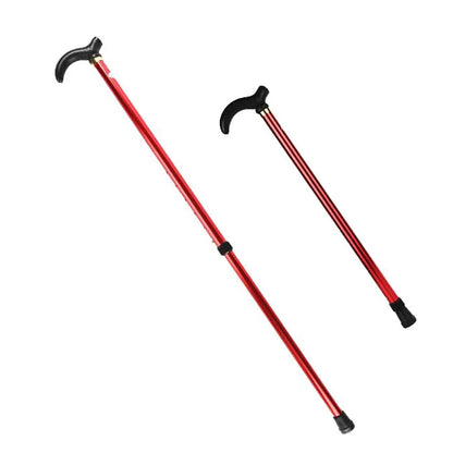 Adjustable Walking Stick – 2-Section Anti-Skid Crutch for Seniors & Hiking