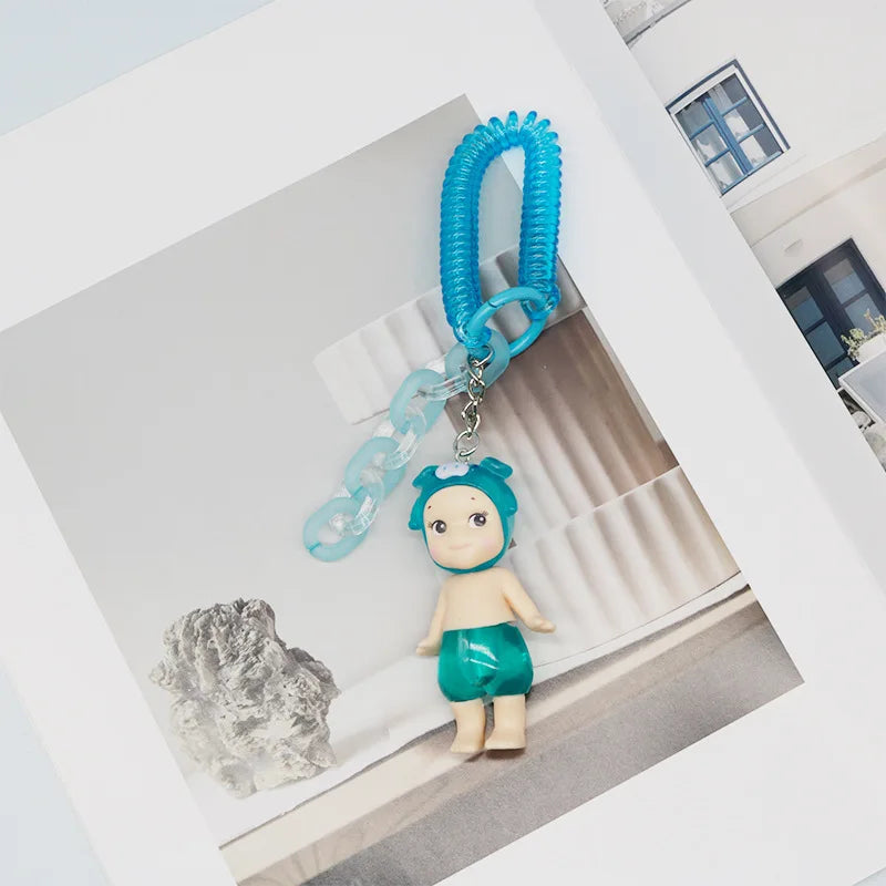 Candy House Keychain Blind Box – Cute Handmade Doll Bag Pendant for Girls